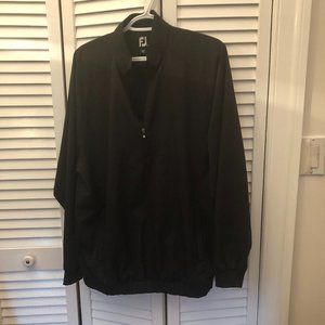 Footjoy Golf black Windbreaker Men's size Medium